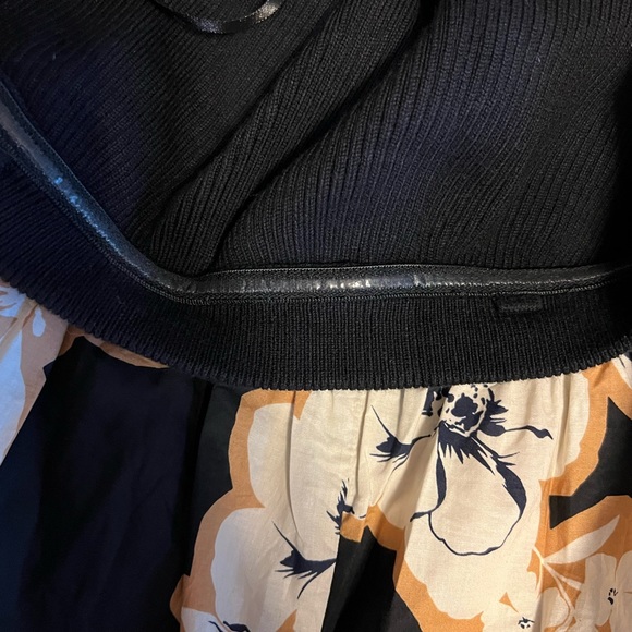 Evereve Strapless Jumper - Black with Accent Floral on Pants - Picture 4 of 6